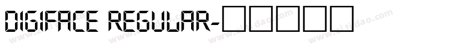 Digiface Regular字体转换